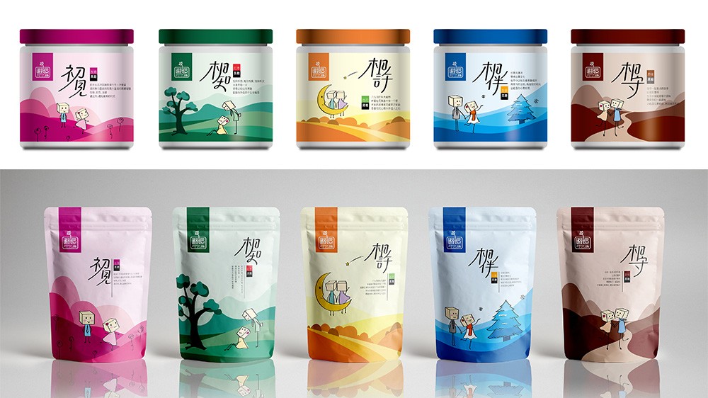 麗江邂逅花之緣VI設(shè)計案例展示圖片二